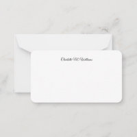 Plain White Minimalist Professional Modern