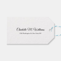 Plain White Minimalist Professional Modern