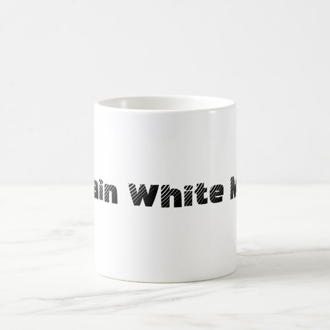 Plain White Mug (Center)