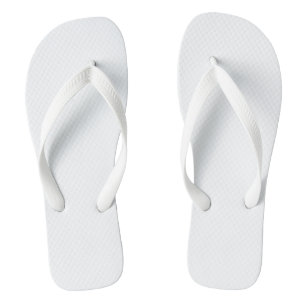 Plain White Thongs