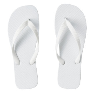 Plain White Thongs