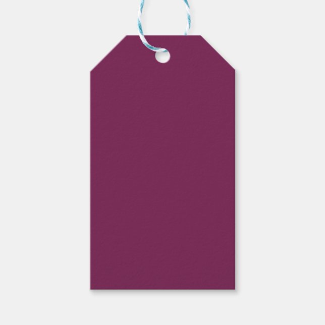 Plain Wine Gift Tags (Front)