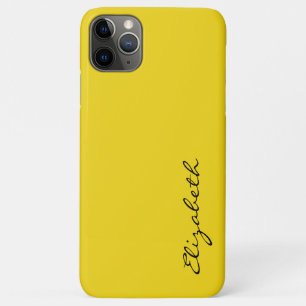 Plain Yellow Background iPhone 11 Pro Max Case