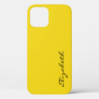 Plain Yellow Background