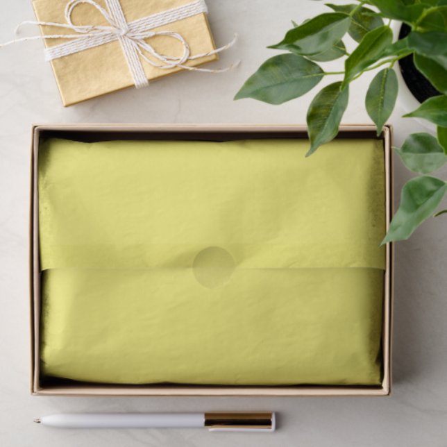 Plain Yellow in a Light Tone Tissue Paper (Gift)