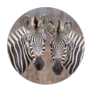 Plain Zebras, Kruger National Park Cutting Board