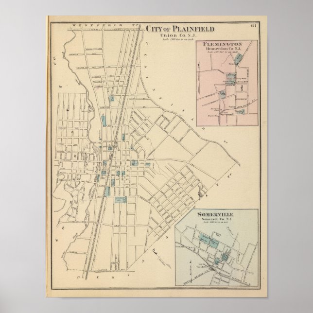 Plainfield, NJ Poster (Front)