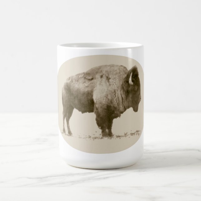 Plains Bison Coffee Mug (Center)