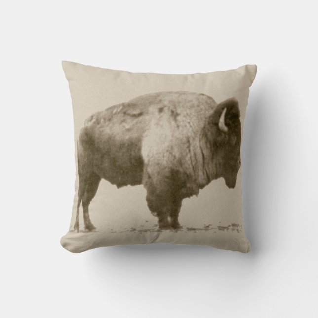 Plains Bison Cushion (Front)