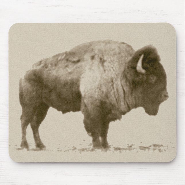 Plains Bison Mouse Pad (Front)