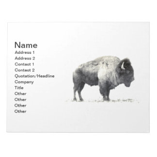 Plains Bison Notepad
