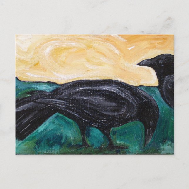 Plains Crows Postcard (Front)