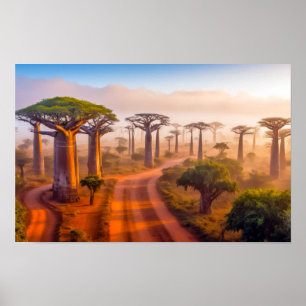 Plains Nature Outdoors Landscape Calm Tranquil Art Poster