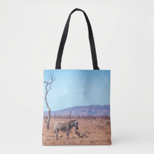 Plains zebra in Kruger National park, South Africa Tote Bag
