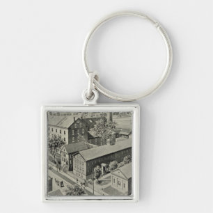 Plainville Connecticut Illustration Key Ring