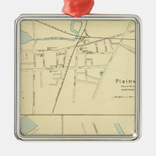 Plainville, Warehouse Pt, Windsor Metal Ornament