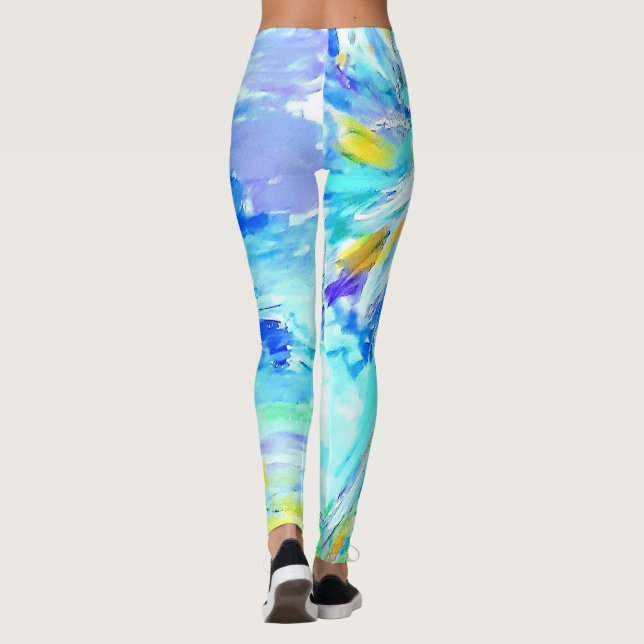 Plam Trees Legginsgs Leggings (Back)