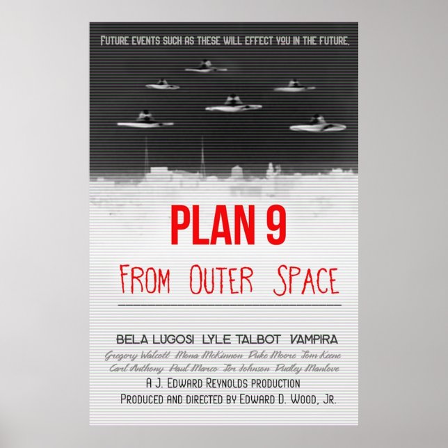 Plan 9 From Outer Space Poster (Front)