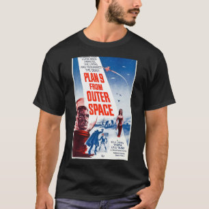 Plan 9 From Outer Space Vintage Poster T-Shirt