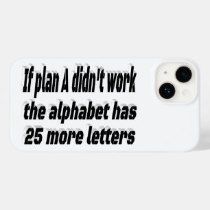 Plan A Motivational Quote  Case-Mate iPhone 14 Case