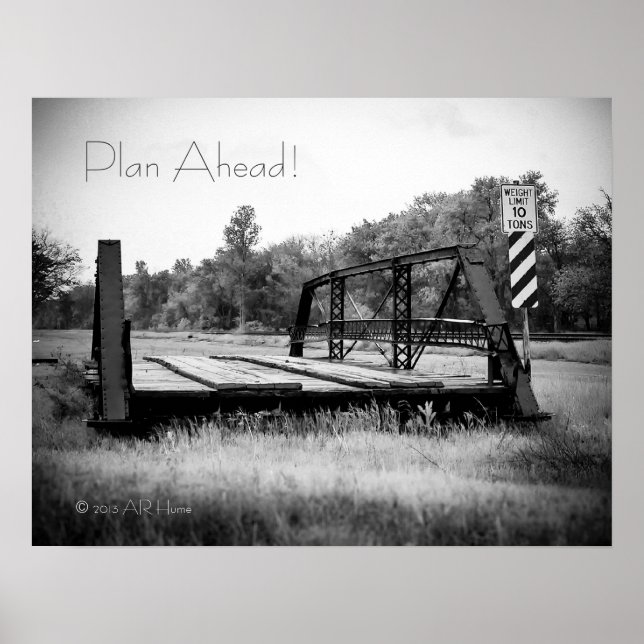 Plan Ahead! Poster (Front)