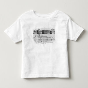 Plan and elevation of Cluny Abbey Toddler T-Shirt
