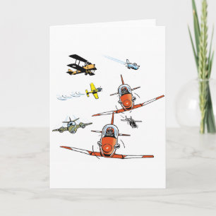 Plan Cartoons Greeting Card