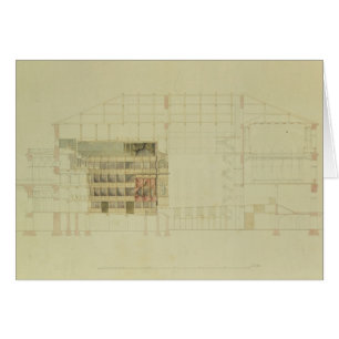 Plan for the Dresden Royal Theatre, c.1838