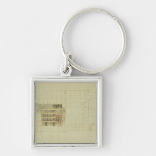 Plan for the Dresden Royal Theatre, c.1838 Key Ring