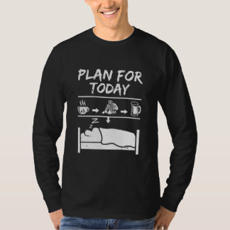 Plan For Today Welder Coffee Welder Beer Welding T-Shirt