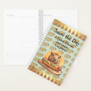 Plan Happy, Live Happy: The Capybara Way! Planner