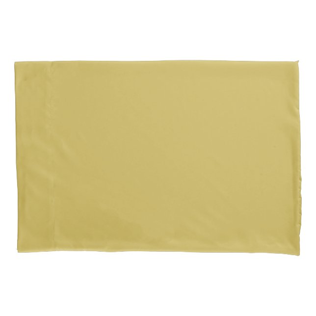 Plan Mustard Gold Pillowcase (Front)