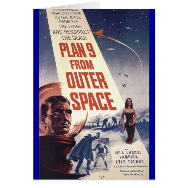 Plan nine from outer space" (Front)