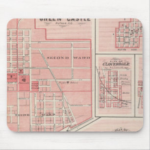 Plan of Green Castle, Putnam Co with Bloomington Mouse Pad