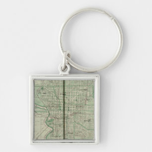 Plan of Indianapolis Key Ring
