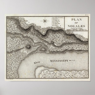 Plan Of Nogales Poster