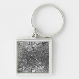 Plan of Paris, known as the 'Plan de Turgot' Key Ring