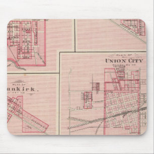 Plan of Portland, Jay Co, Ind with Camden Mouse Pad