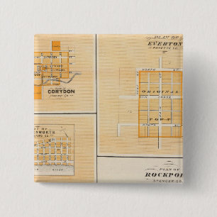 Plan of Rockport, Spencer Co with Everton 15 Cm Square Badge