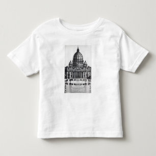 Plan of St. Peter's, Rome, engraved by Toddler T-Shirt