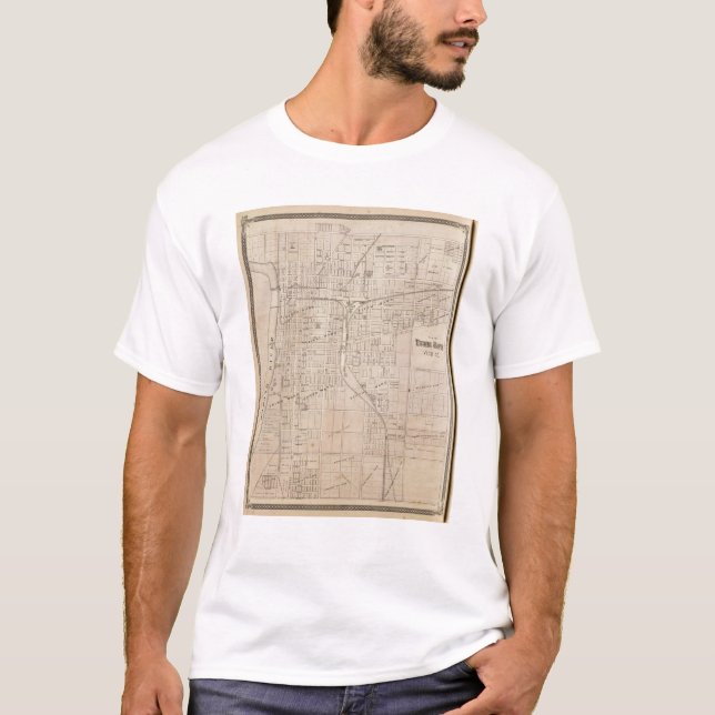 Plan of Terre Haute, Vigo Co T-Shirt (Front)