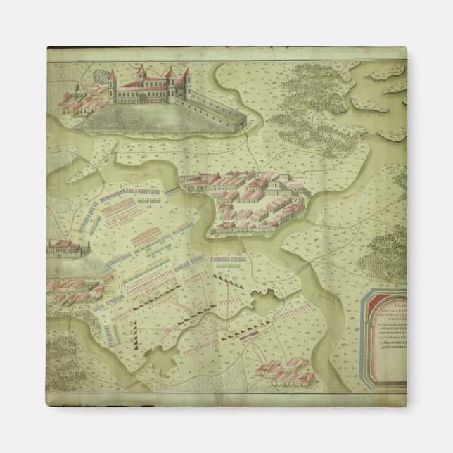 Plan of the Battle of Mollwitz Magnet (Front)