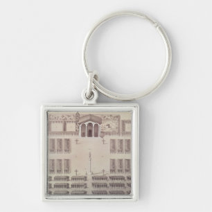 Plan of the Candelaria Mission in Paraguay Key Ring