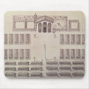 Plan of the Candelaria Mission in Paraguay Mouse Pad