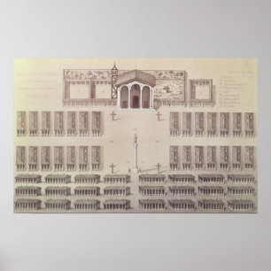 Plan of the Candelaria Mission in Paraguay Poster