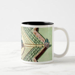 Plan of the Castle and Observatory Two-Tone Coffee Mug