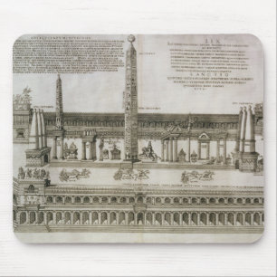 Plan of the Circus Maximus, Rome, engraved by the Mouse Pad