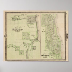Plan of the City of McGregor Poster