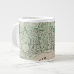 Plan of the City of New Albany, Floyd Co, Indiana Large Coffee Mug