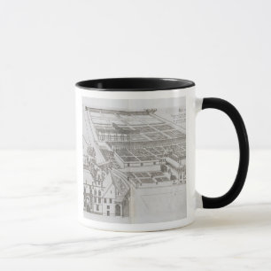 Plan of the enclosed gardens and Chateau de Gaillo Mug